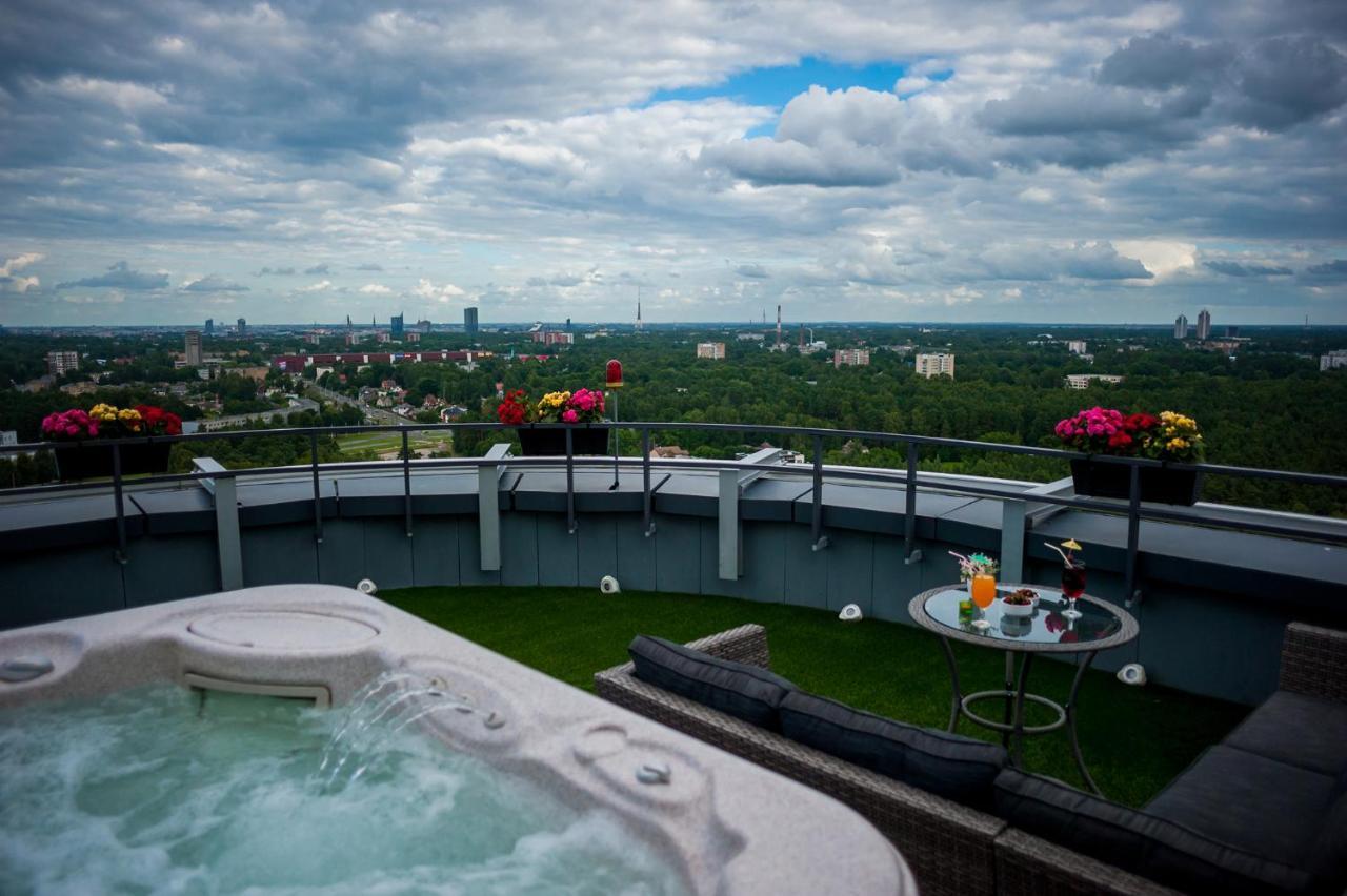 Skyhouse Riga Amazing Penthouse And Spa Exterior foto